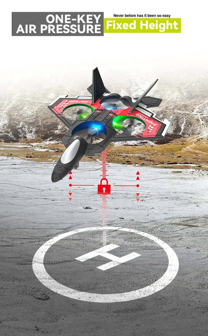 S98 RC Aircraft Fighter LED Light 2.4G 4CH 4 Axis Automatic Balance Sportsman Specialty Products