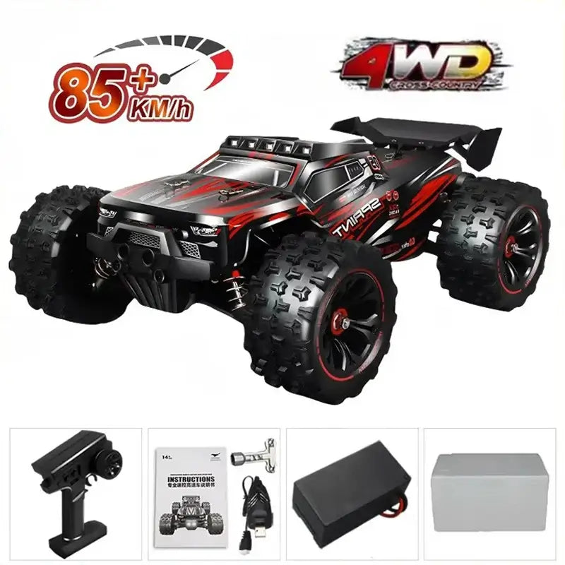 116 85KMH Or 50KMH 4WD RC Car With LED Sportsman Specialty Products