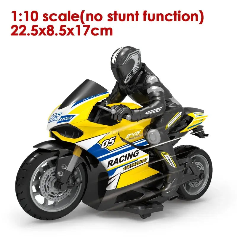 RC Motorcycles 1/6 Electric Motor RC # RC Motorcycles 1/6 Electric Motor RC Experience precision engineering with this 1/6 scale electric RC motorcycle. Built for enthusiasts who demand authentic performance, this model features a responsive electric moto