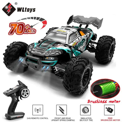1:16 70KM/H Or 50KM/H 4WD RC Car With LED Remote Control Cars Sportsman Specialty Products