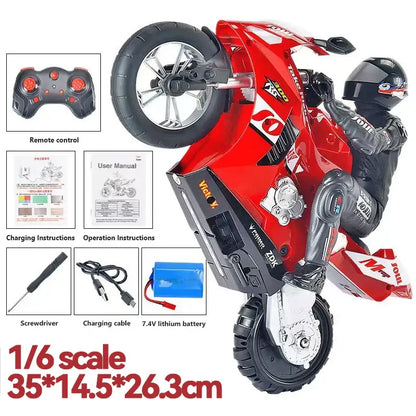 RC Motorcycles 1/6 Electric Motor RC # RC Motorcycles 1/6 Electric Motor RC Experience precision engineering with this 1/6 scale electric RC motorcycle. Built for enthusiasts who demand authentic performance, this model features a responsive electric moto