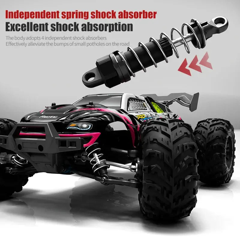 JJRC 70KM/H RC Off-Road Car 1:16 4WD High Speed Cars With Led Lights Sportsman Specialty Products
