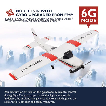 WLtoys F949 2.4G 3D6G 3Ch RC Airplane Fixed Wing Plane