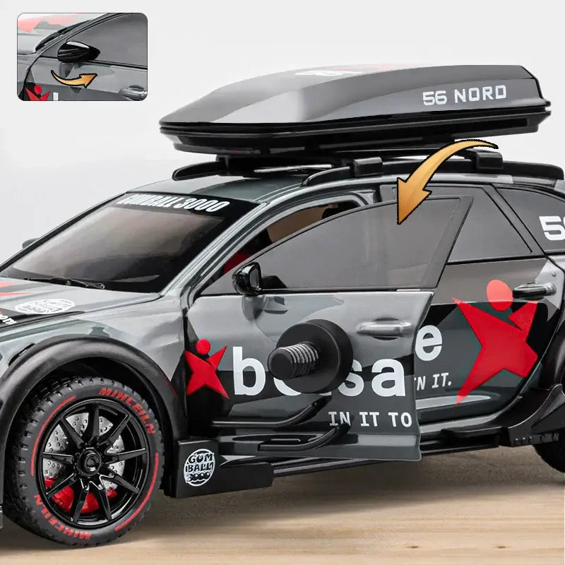 1/24 Audi RS6 Avant Station Wagon Alloy Racing Car Model Sportsman Specialty Products