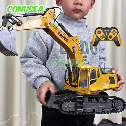 Rc Excavator Truck Toy Kids Remote Control Sportsman Specialty Products
