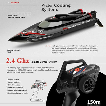 WLtoys WL916 WL912-A RC Boat 2.4Ghz 55KM/H 35KM/H High Speed Sportsman Specialty Products
