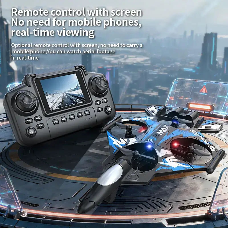 Foam plane 2.4G wifi RC fighter jet stunt rolling LED color light