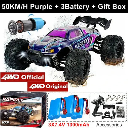 4WD 1:16 80KM/H Super Brushless 50KM/H Brushed RC Car 4x4 Sportsman Specialty Products