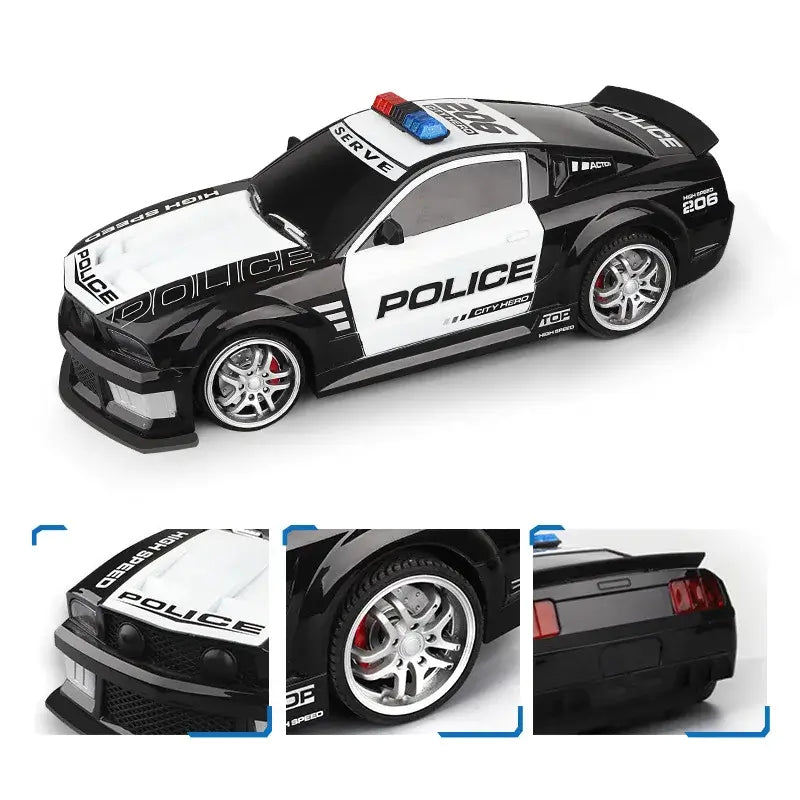 RC Police Car Drift 2.4GHz Remote Control High Speed Sportsman Specialty Products
