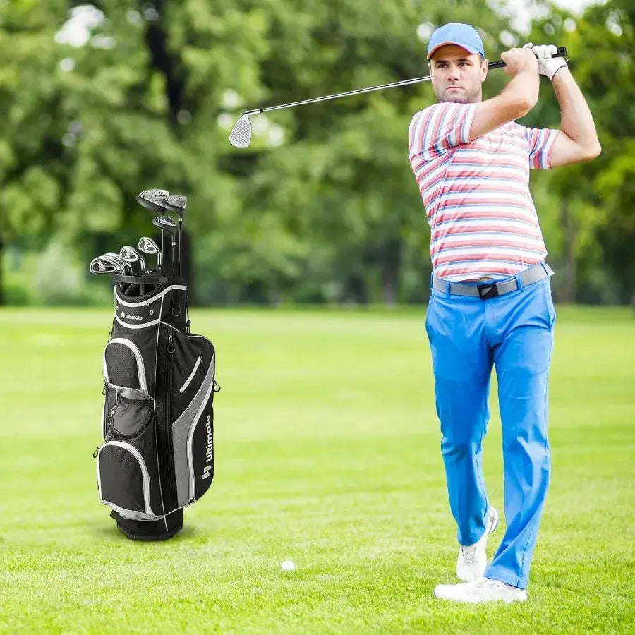 Men's Complete Golf Club Set RightHanded 9 11Piece Sportsman Specialty Products