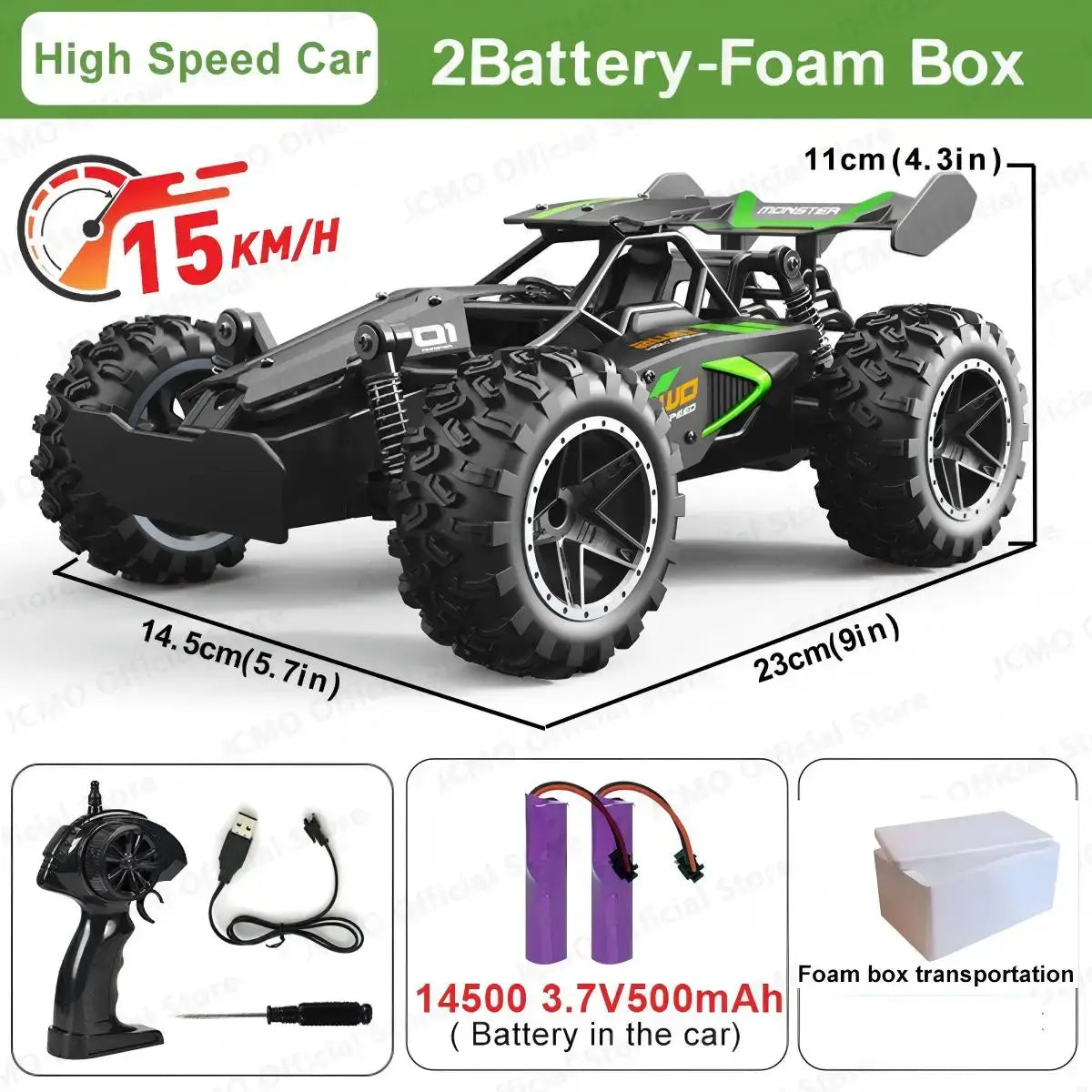 RC Racing Car 118 20kmH High Speed Sportsman Specialty Products