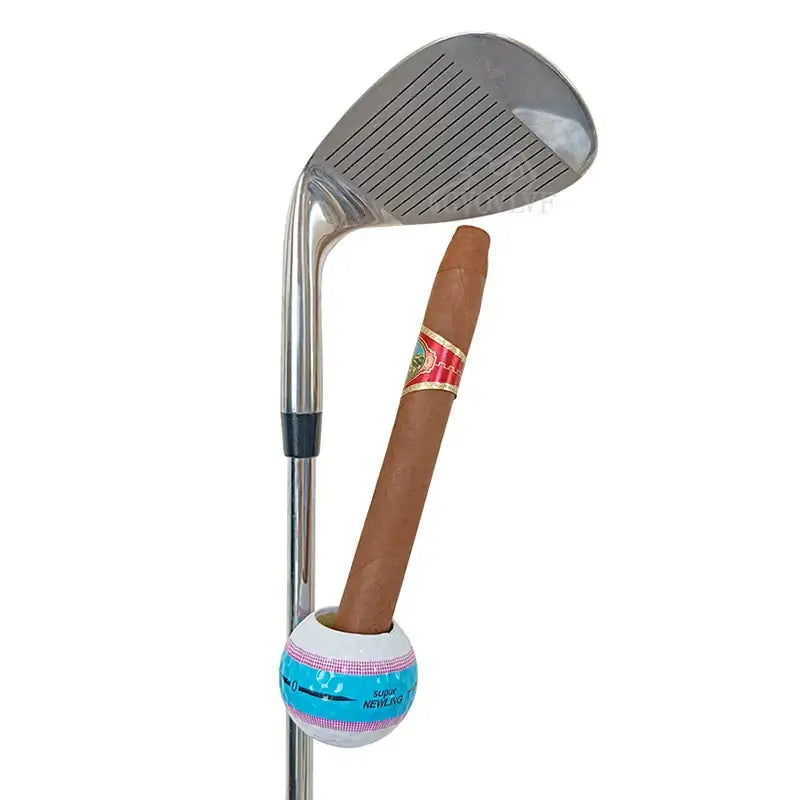 Golf Ball Appearance Cigar Holder with Magnet