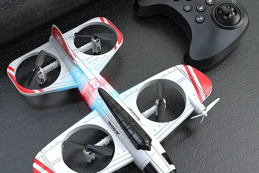 RC Airplane 2.4G Radio Remote Control with controller for easy operation and aerial maneuvers.