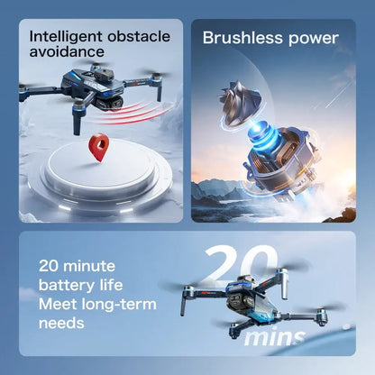  GT8 Drone 4K Professional Dual Camera with 4.3 inch remote control and high definition dual lens features.