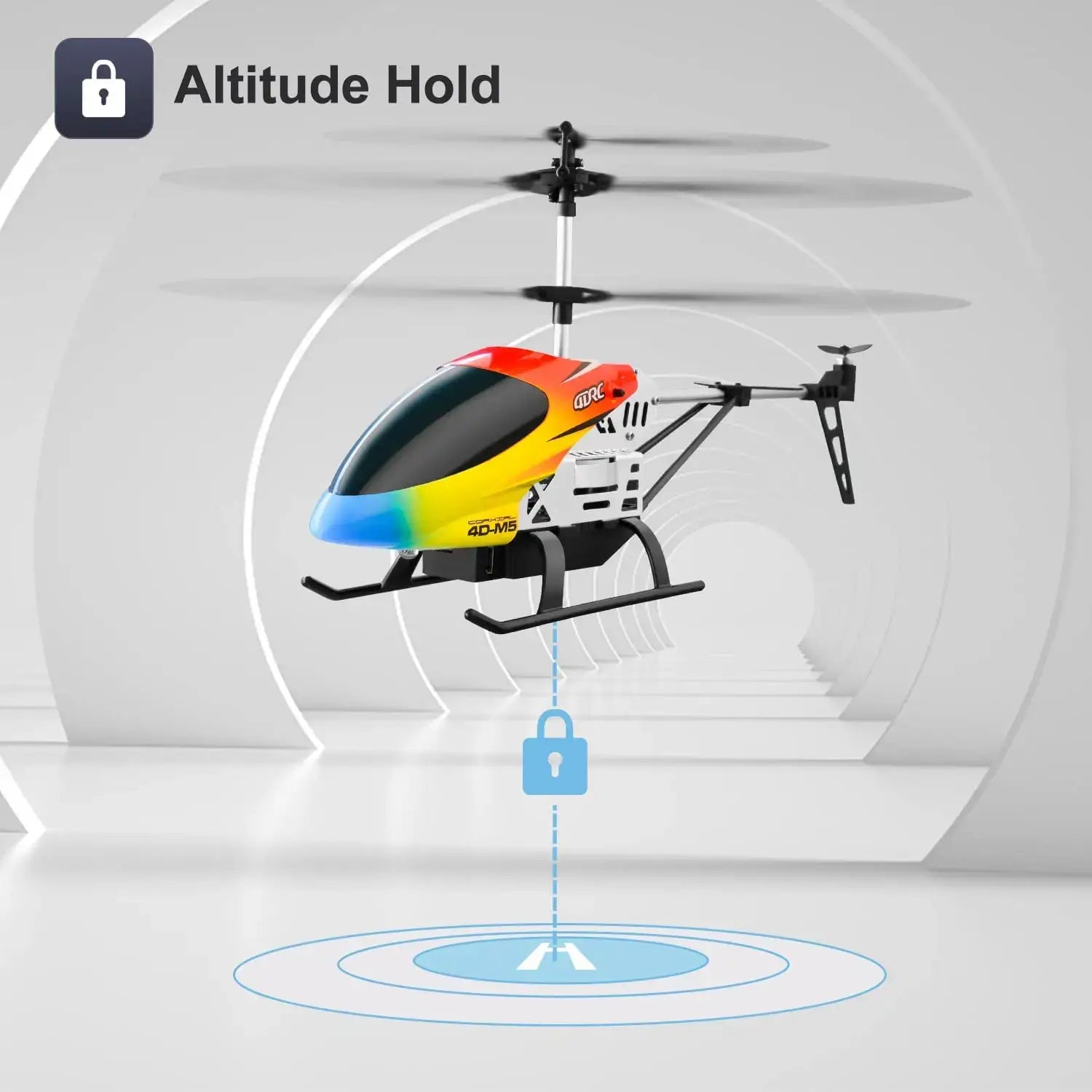4DRC M5 Remote Control RC Helicopter with Gyro Altitude Hold
