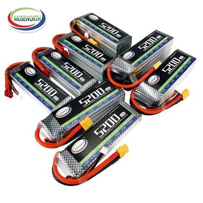 RC Lipo Battery collection featuring 100% capacity, ideal for various RC applications like drones and cars.