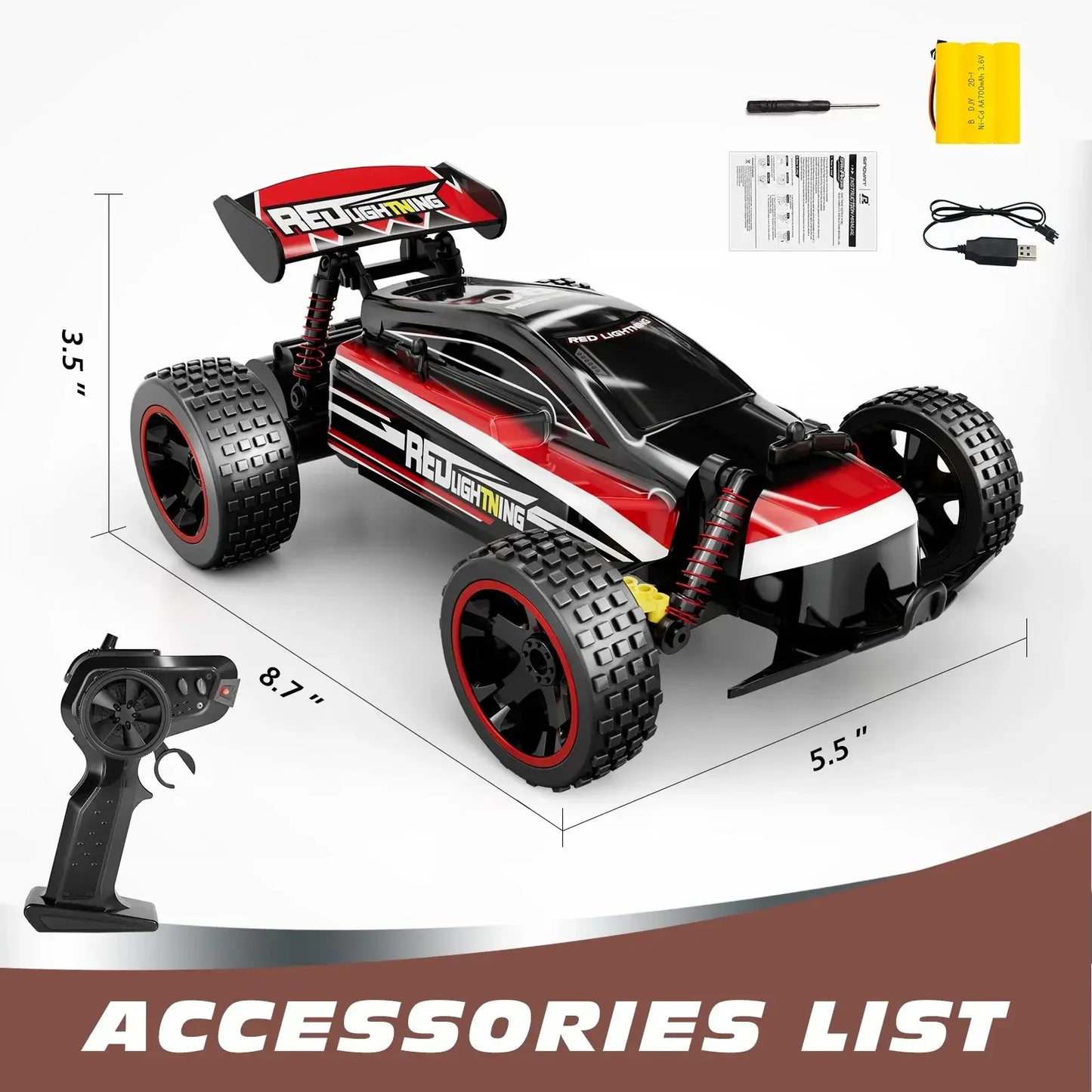 Sinovan RC Car 20km/h High Speed Car Radio Controlled Machine Sportsman Specialty Products