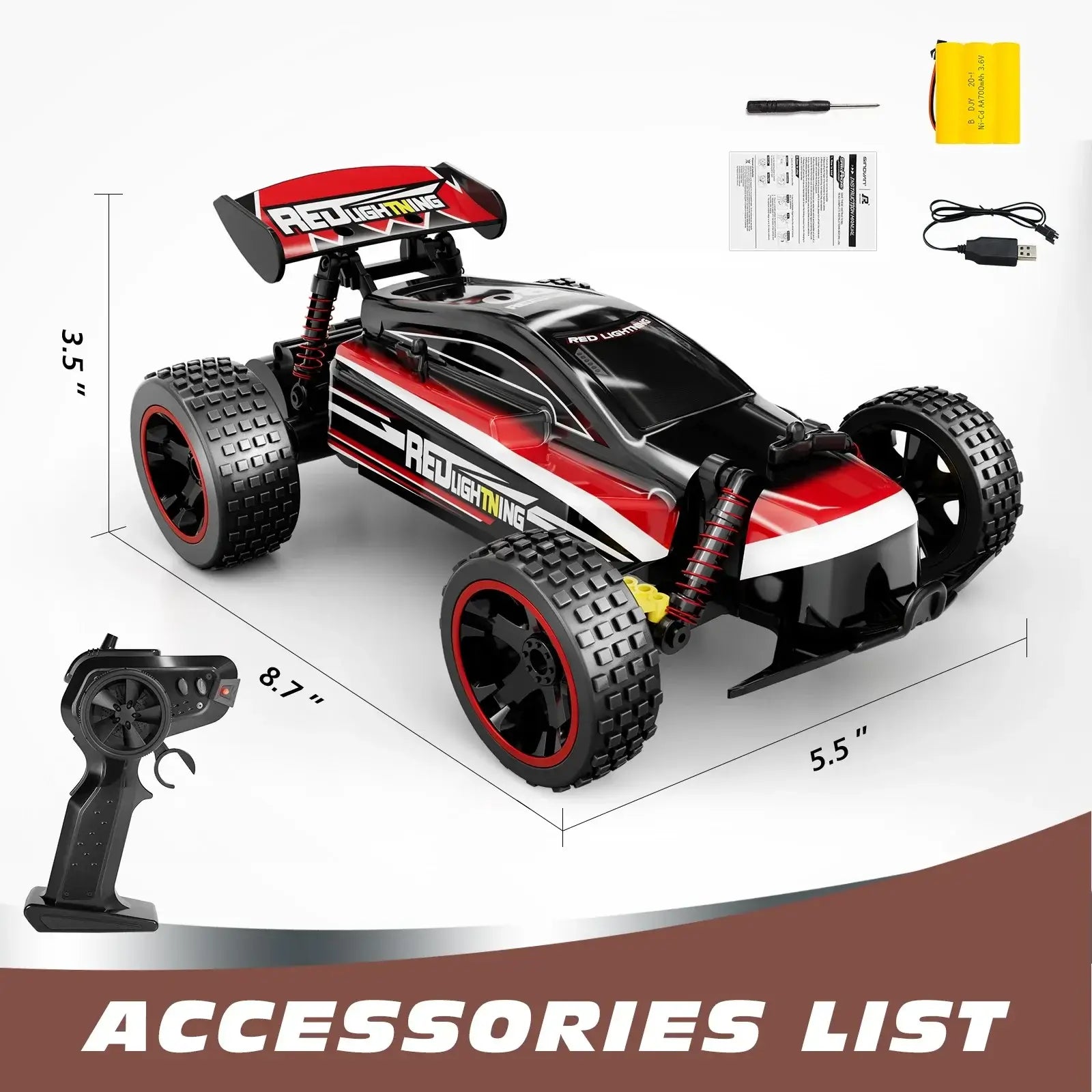 Sinovan RC Car 20km/h High Speed Car Radio Controlled Machine Sportsman Specialty Products