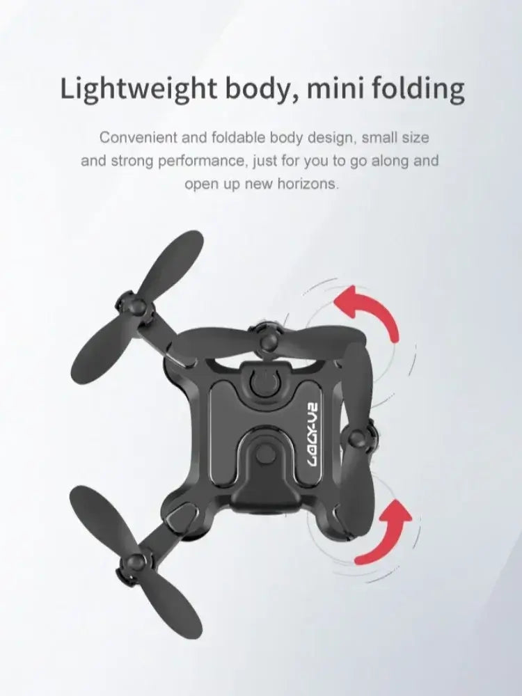 Xiaomi V2 Mini Drone Professional 8k Hd Camera 5g Wifi Fpv Air Pressure Sportsman Specialty Products