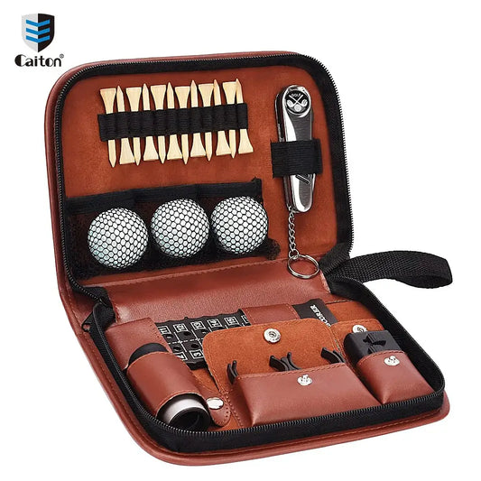 Caiton Golf Accessories Set with Hi-End Case, Golf Balls, Rangefinder Sportsman Specialty Products