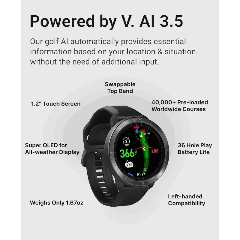 T11 PRO Golf GPS Watch Smart Golf Watch with GPS & Golf Swing Sportsman Specialty Products