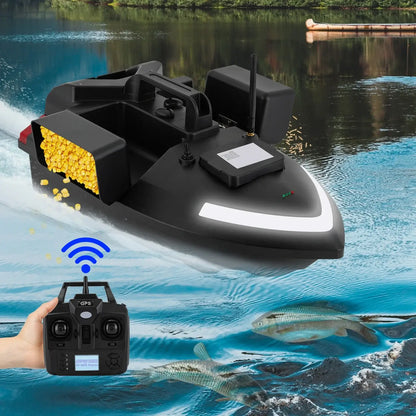 GPS Fishing Automatic Bait Boat W/1640.42ft Remote Range Sportsman Specialty Products