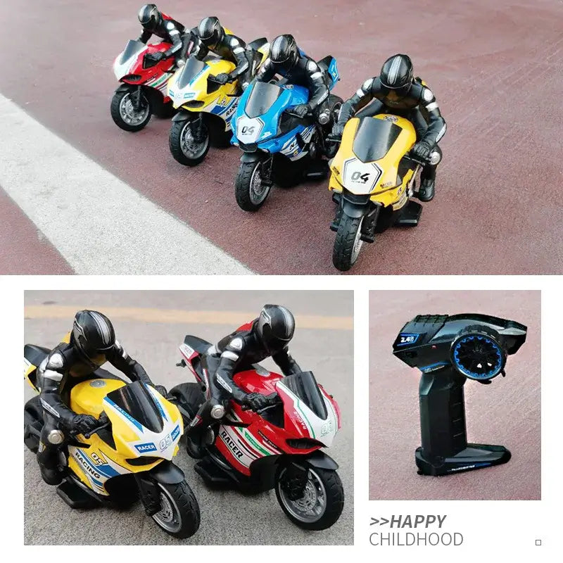RC Motorcycles 1/6 Electric Motor RC # RC Motorcycles 1/6 Electric Motor RC Experience precision engineering with this 1/6 scale electric RC motorcycle. Built for enthusiasts who demand authentic performance, this model features a responsive electric moto