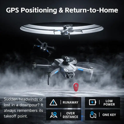4DRC M7 Mini Drone 8K Professional GPS HD Camera Drones Sportsman Specialty Products