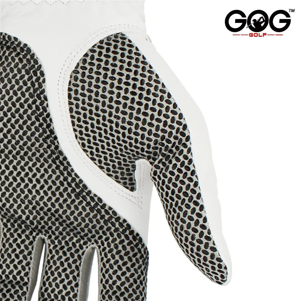 Soft sheepskin golf gloves showcasing superior grip and breathable design for optimal performance on the course.