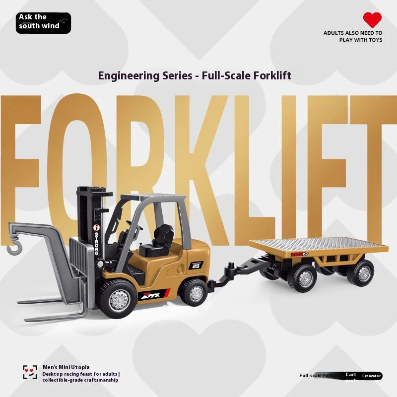 Rc Bulldozer Mini 1:64 Excavator Dumper
