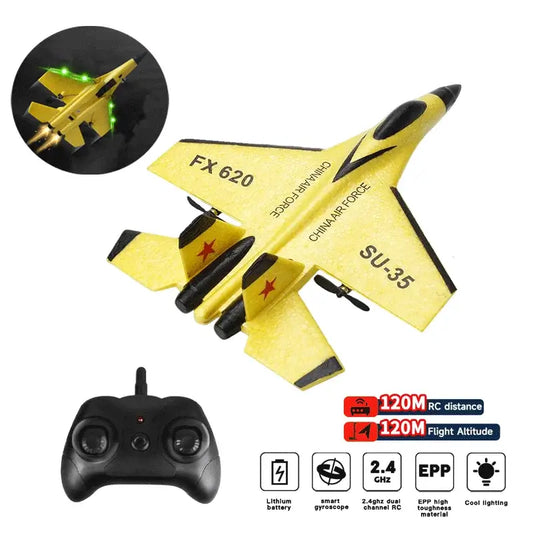 RC Foam Aircraft SU-35 Plane 2.4G Radio Control Glider Sportsman Specialty Products