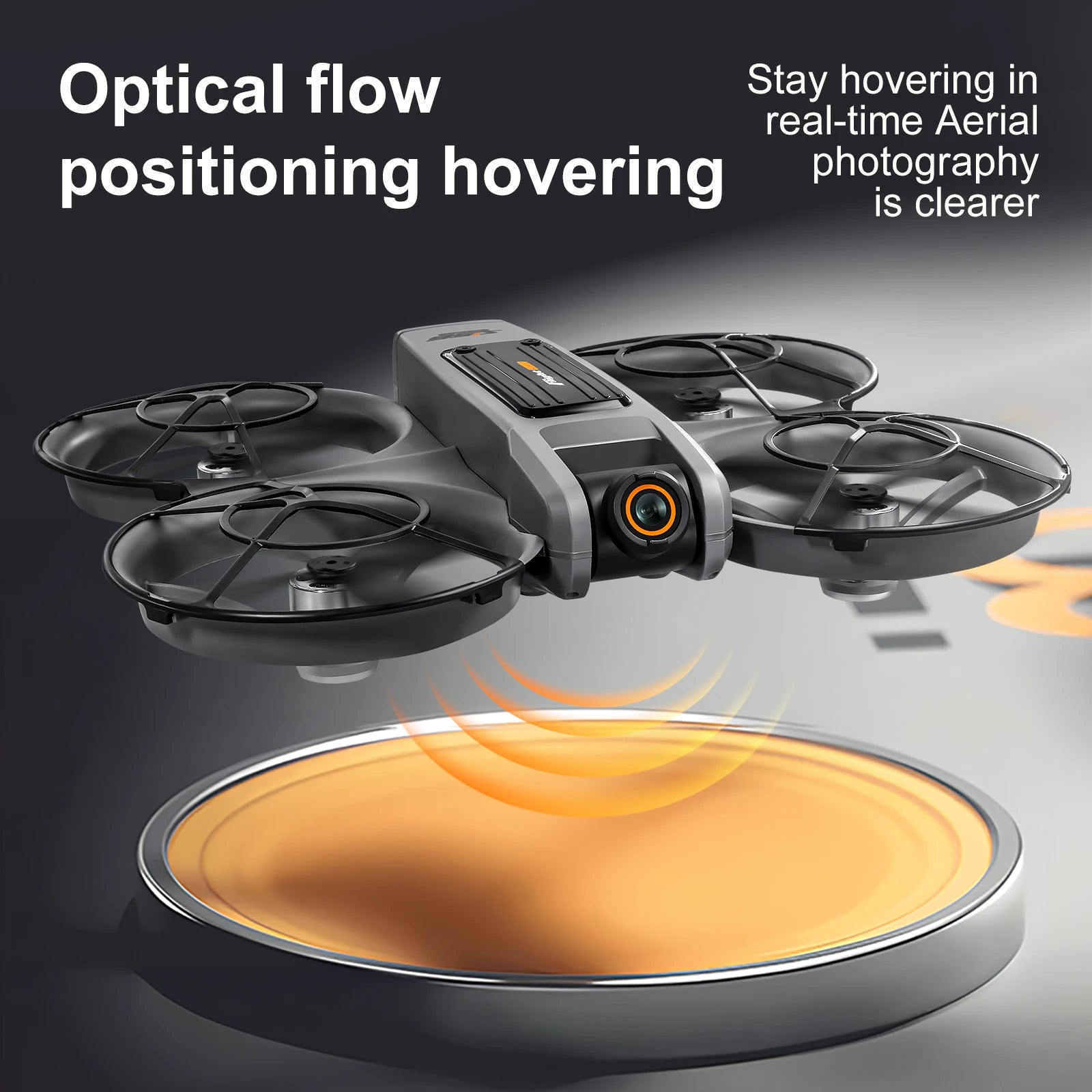 2025 S156 brushless camera drone showcasing optical flow positioning technology for stable hovering.