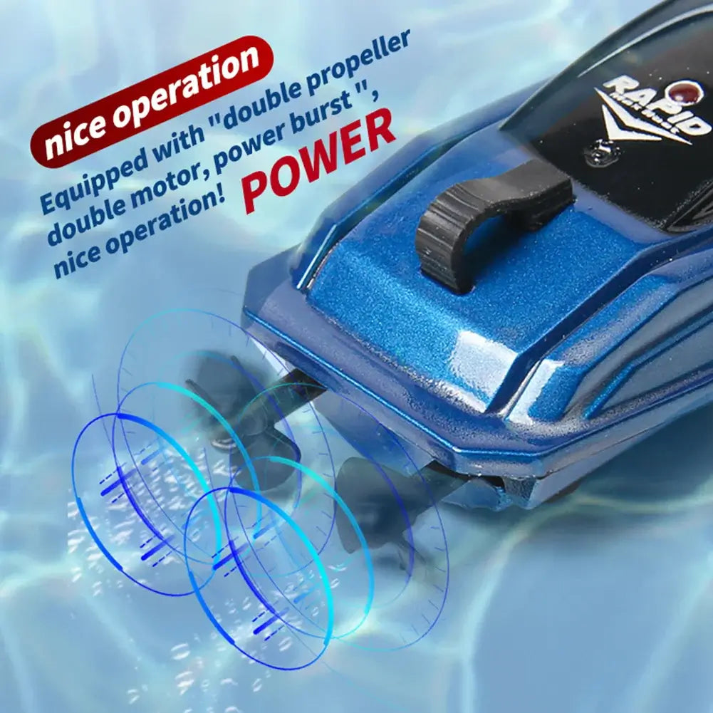 805 Mini RC Boat Radio Remote Controlled One-Button Shift Sportsman Specialty Products