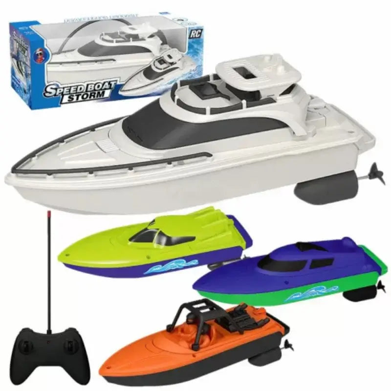 Mini RC Boat High-Speed Remote Control Boats Sportsman Specialty Products