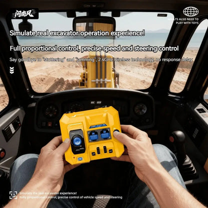 Child Series Simulated Remote Control 3-in-1 Excavator Sportsman Specialty Products