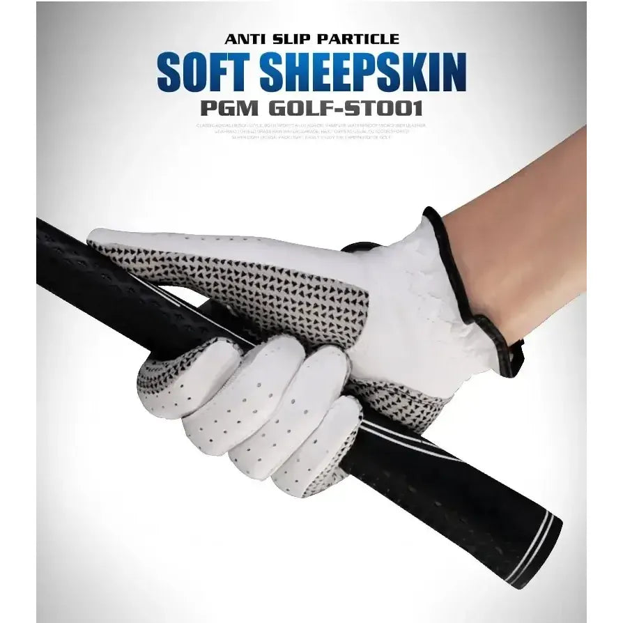 PGM Golf Gloves,Men’s Left Right Hand Soft Breathable Sheepskin