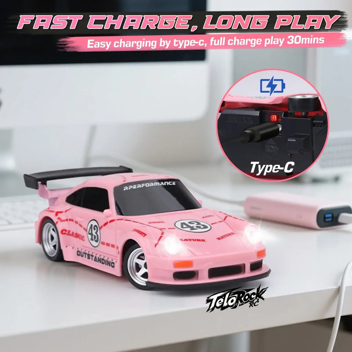 2025 New Upgrade 1/43 Scale Mini RC Drift Car with Gyroscope SPECIFICATIONS Brand Name: NONE Design: Cars Dimensions: About 11*4.5*3CM Features: Remote Control Flight Time: 30 mins High-concerned chemical: None Is Batteries Included: No Is Electric: Lithi