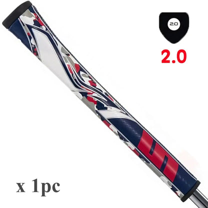 Golf Putter Grip Pistol 2.0 Camo design features slim size for enhanced control and comfort in gameplay.