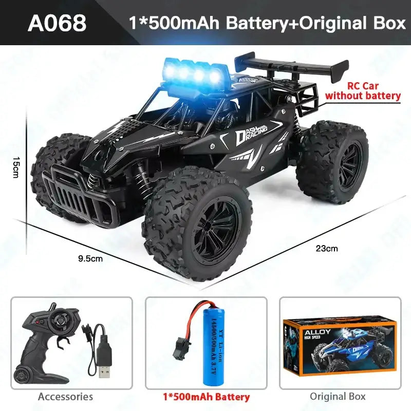 RC Car With LED Lights 2WD Off-road ZWN 1:16 Sportsman Specialty Products