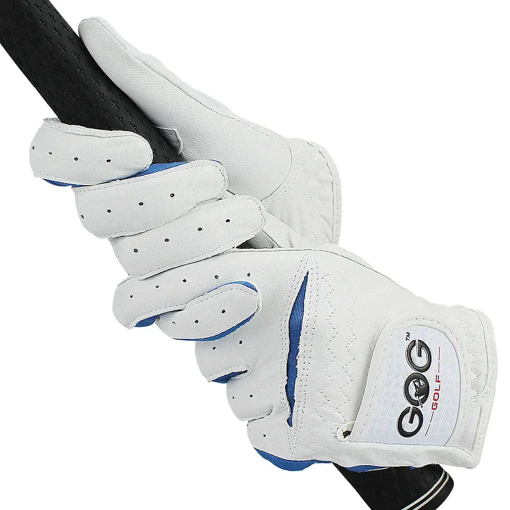 1 Pair Golf Gloves Kids Junior gripping a golf club for young golfers.