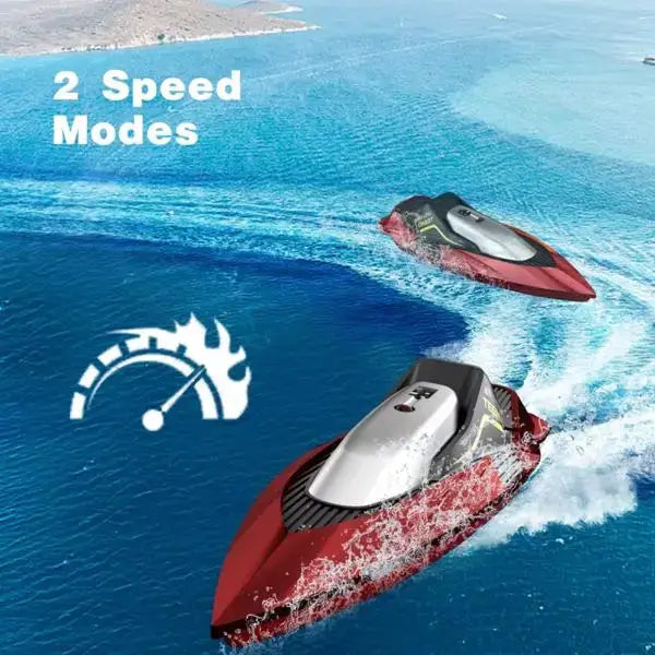 4DRC S5 RC Boat for Pools and Lakes, 2.4 GHz 20+ MPH Racing Boats, Sportsman Specialty Products