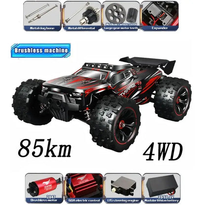 114 85KMH or 50KMH RC Car with LED Sportsman Specialty Products