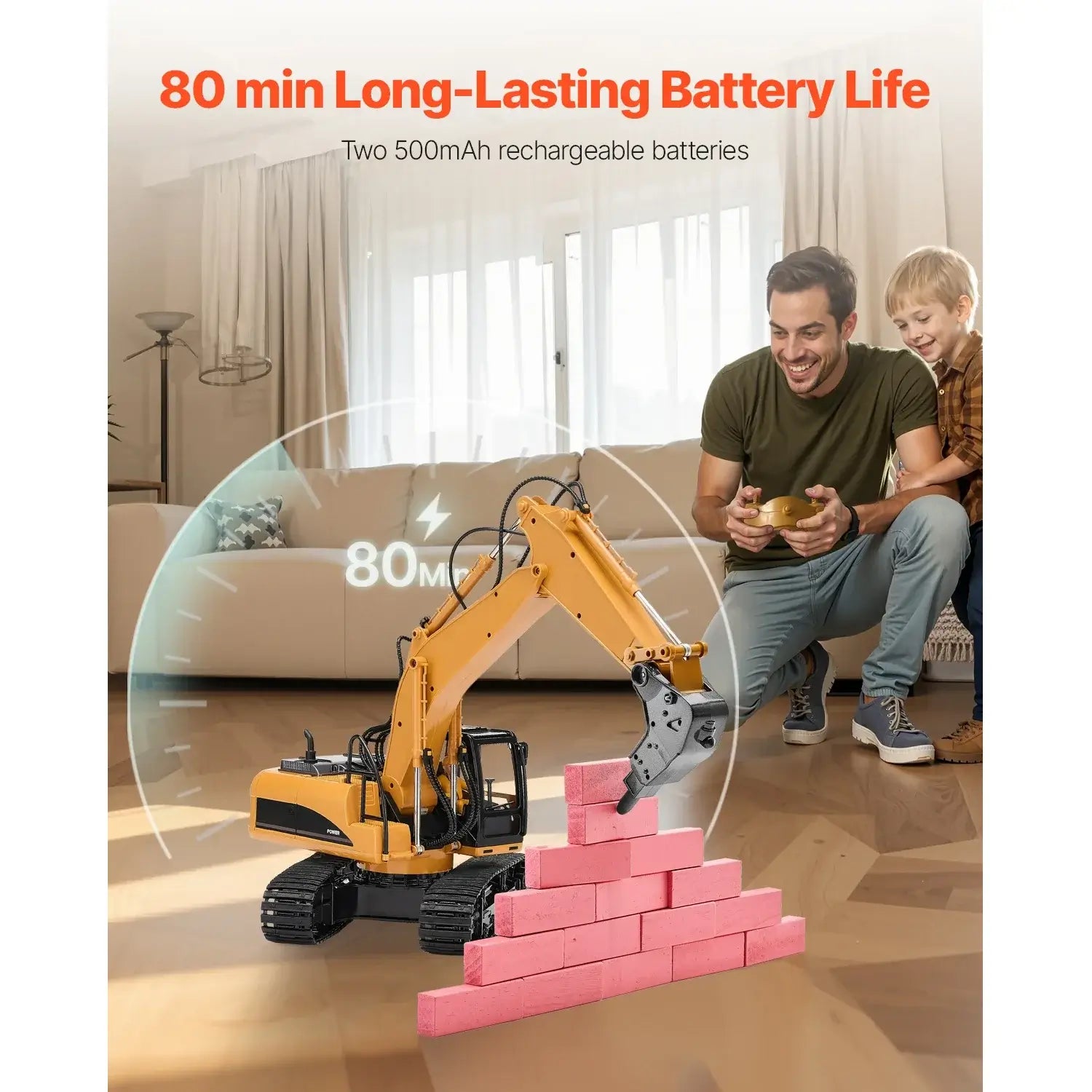 VEVOR 2.4G Remote Control Excavator Dump Truck 3 in 1 Sportsman Specialty Products