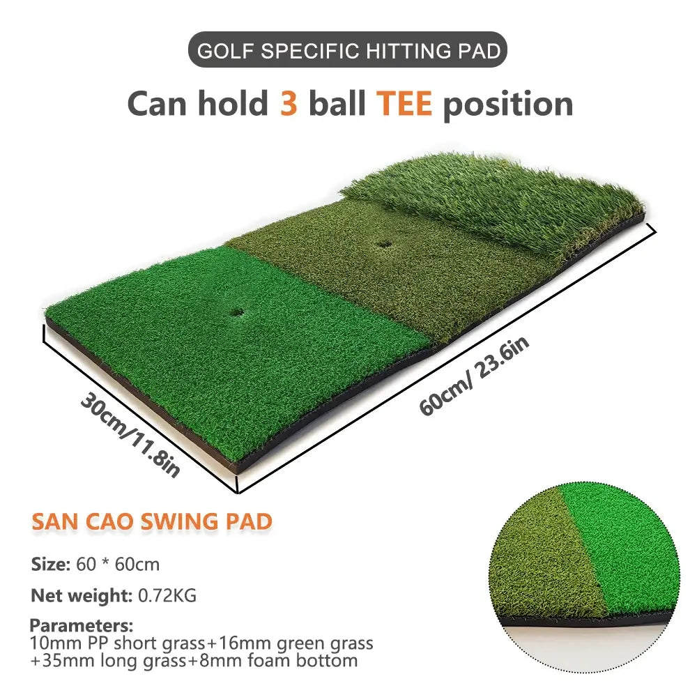 Golf Hitting Mat Indoor Outdoor Golf Training Aids