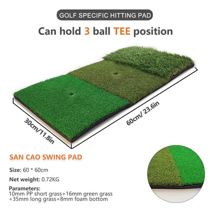 Golf Hitting Mat Indoor Outdoor Golf Training Aids