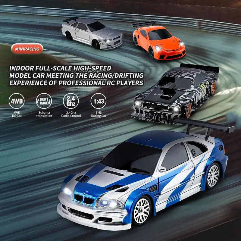 RC Drift Car 143 4WD Remote Control Car High Speed