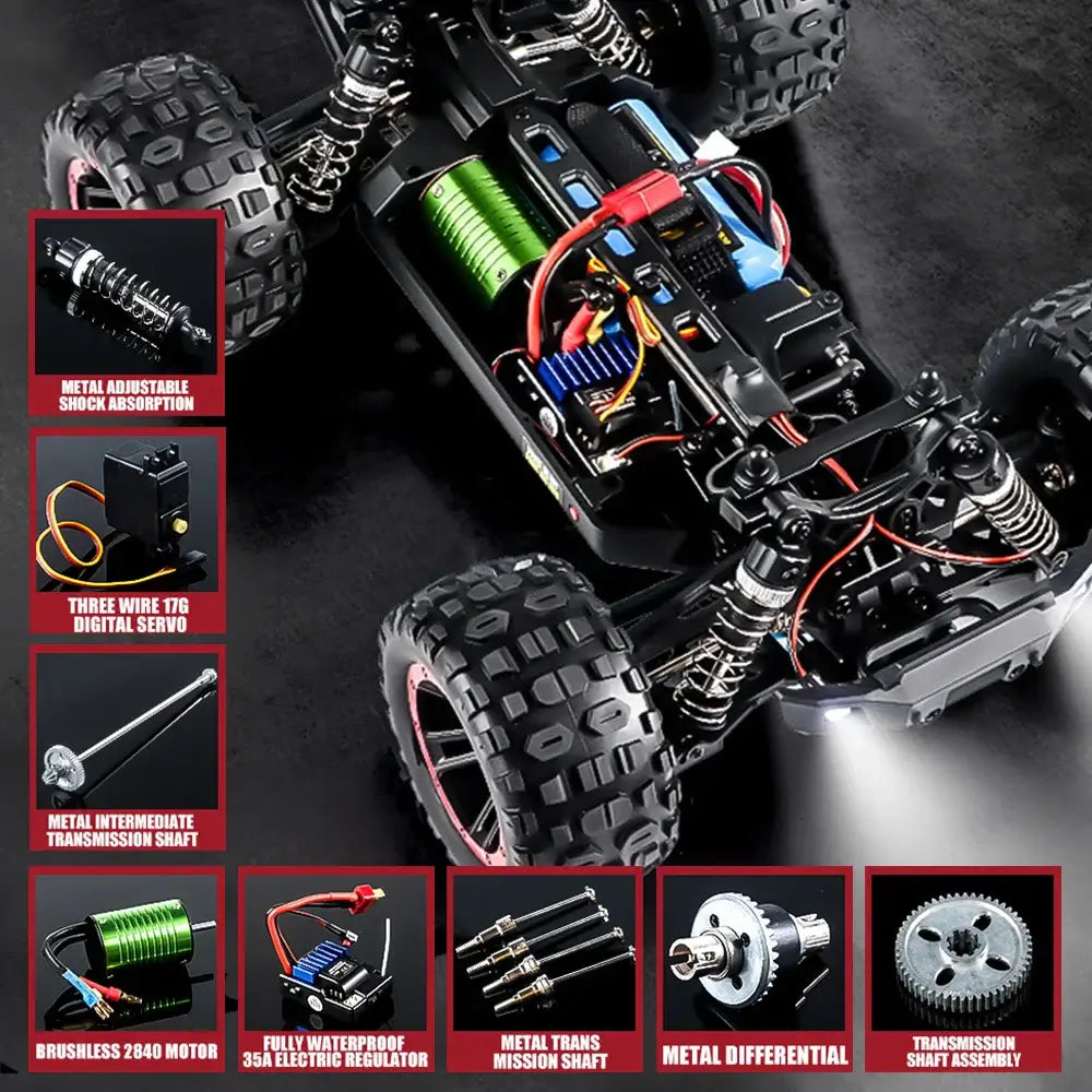 HAIBOXING 2105A 1:14 75KM/H 4WD RC Car Brushless RC Cars High Speed Sportsman Specialty Products