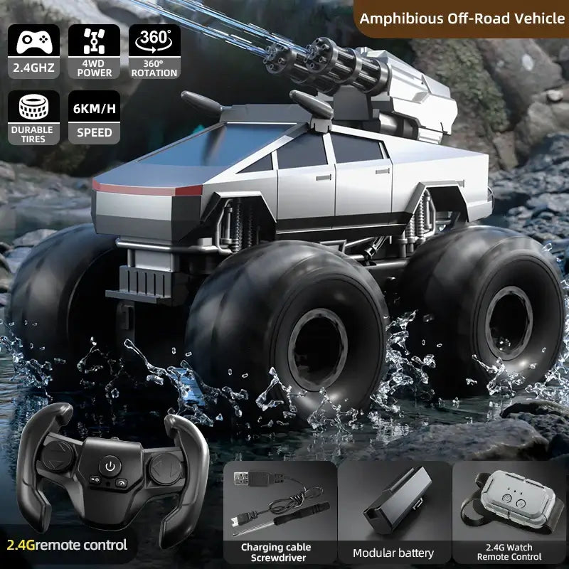 JJRC Q213 RC Truck Water Gun Amphibious Car