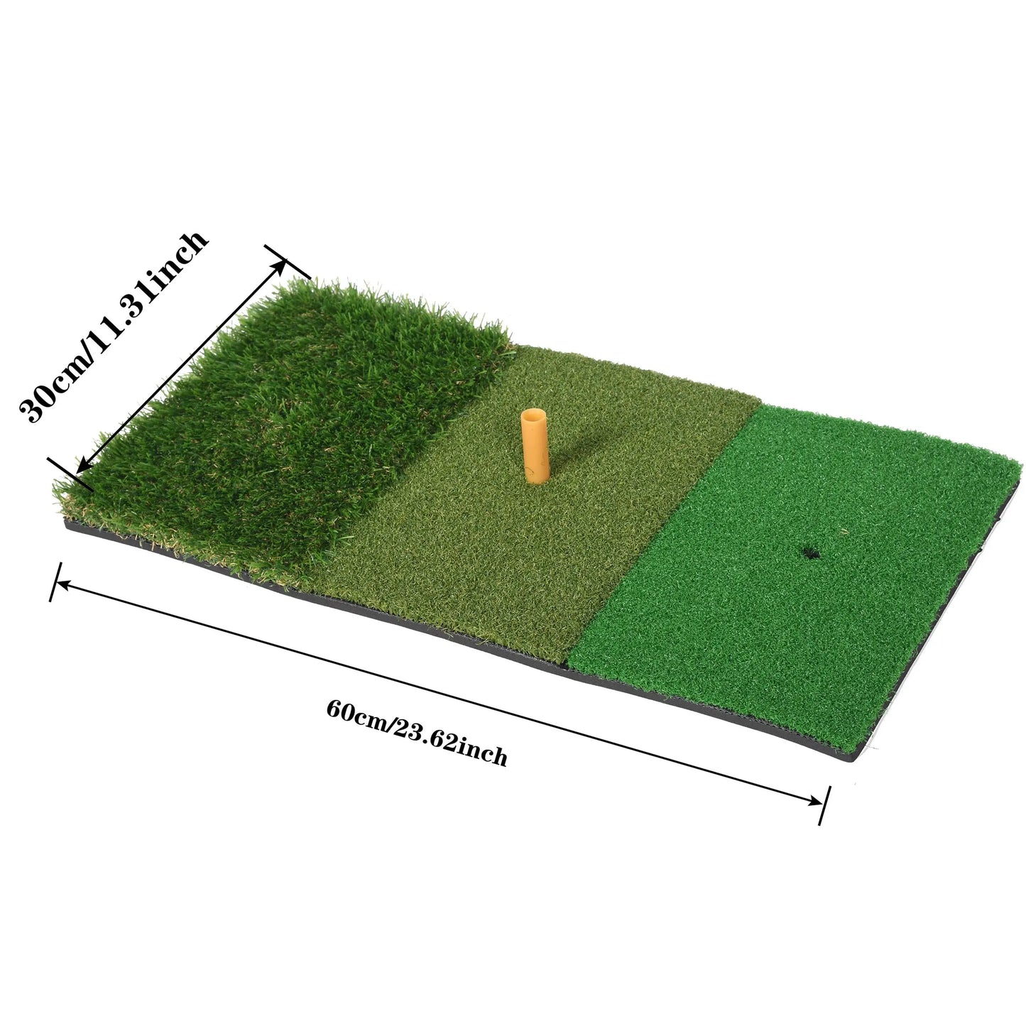 Golf Hitting Mat 30*60Cm Indoor Outdoor Mini Practice Durable