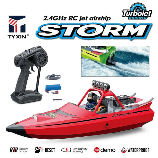 TY725 RC Boat TURBOJET PUMP High-Speed Remote Control Jet Boat Sportsman Specialty Products